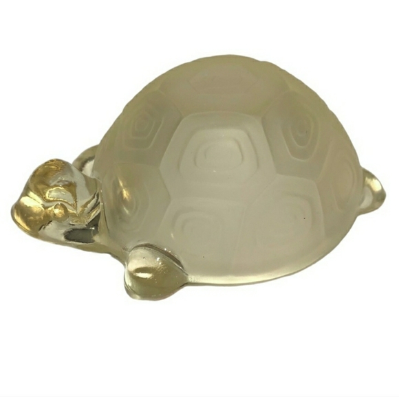 Vintage Art Glass Turtle Tortoise Bowl FigurineVintage EUC! - Picture 3 of 9